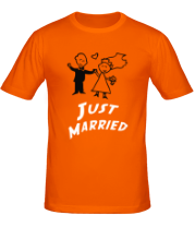 Мужская футболка Just Married фото