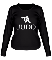 Женская футболка длинный рукав Дзюдо  фото