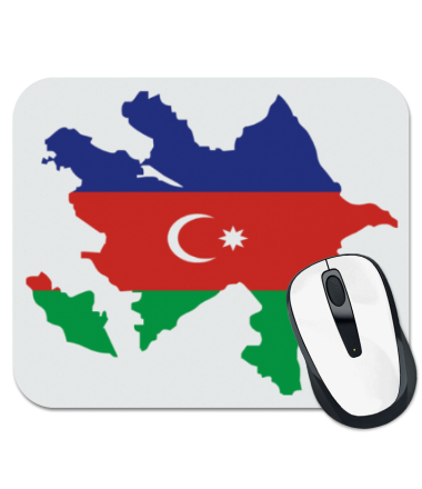 Коврик для мыши Azerbaijan map