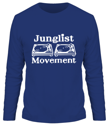 Мужская футболка длинный рукав Junglist Movement