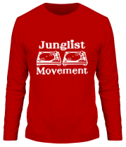 Мужская футболка длинный рукав Junglist Movement фото