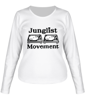 Женская футболка длинный рукав Junglist Movement фото
