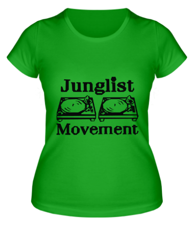 Женская футболка Junglist Movement