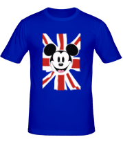 Мужская футболка Микки Маус и британский флаг фото