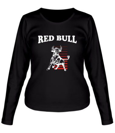 Женская футболка длинный рукав Red Bull