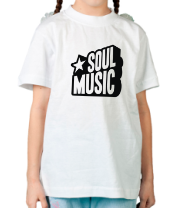 Детская футболка Soul music фото