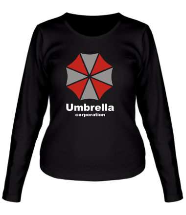 Женская футболка длинный рукав Корпорация Амбрелла-Umbrella corporation