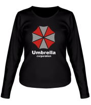 Женская футболка длинный рукав Корпорация Амбрелла-Umbrella corporation фото