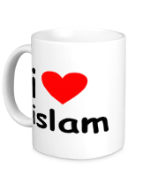 Кружка I love islam фото