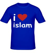 Мужская футболка I love islam фото