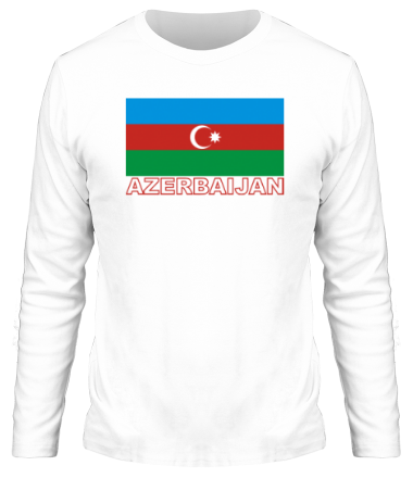 Мужская футболка длинный рукав Azerbaijan