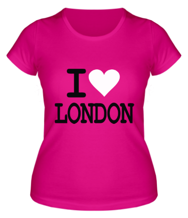 Женская футболка I Love London