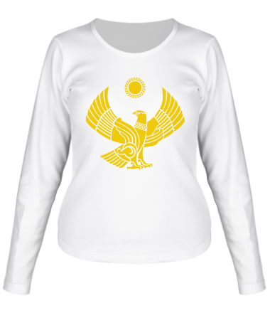 Женская футболка длинный рукав Дагестан