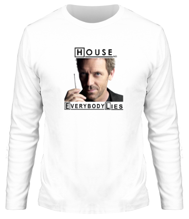 Мужская футболка длинный рукав House idea