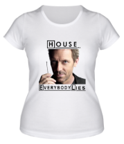 Женская футболка House idea фото