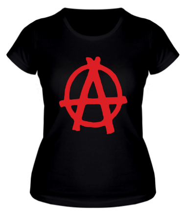 Женская футболка Анархия