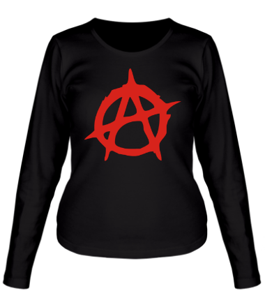 Женская футболка длинный рукав Anarchy