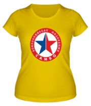 Женская футболка Федерация САМБО  фото