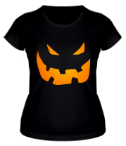 Женская футболка Halloween smile фото