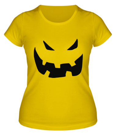 Женская футболка Halloween smile