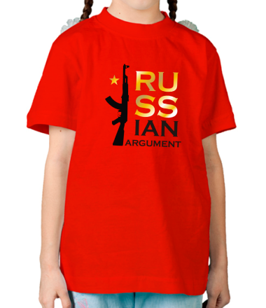 Детская футболка Russian argument