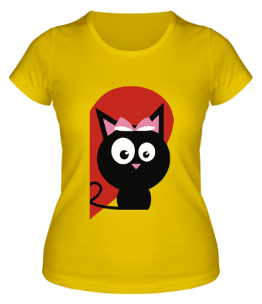 Женская футболка Любимая Кошечка