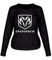 Женская футболка длинный рукав Dodge фото