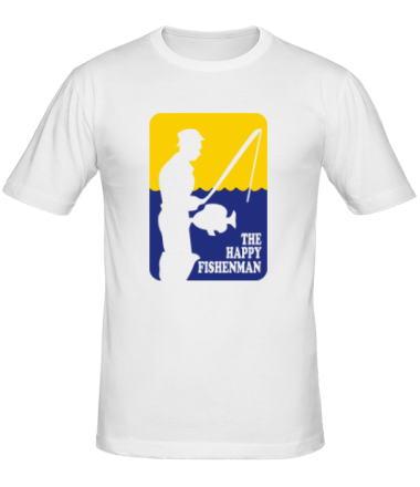 Мужская футболка Счастливый рыбак