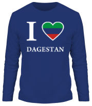 Мужская футболка длинный рукав I love Dagestan фото