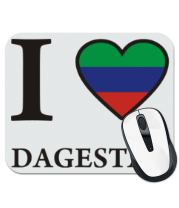 Коврик для мыши I love Dagestan фото