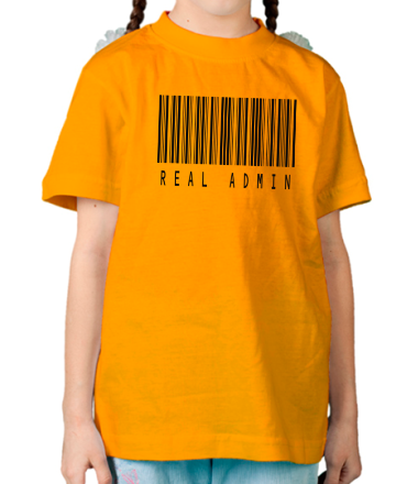 Детская футболка Real admin
