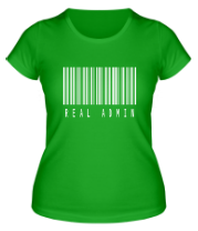 Женская футболка Real admin фото