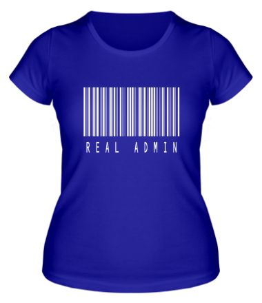 Женская футболка Real admin