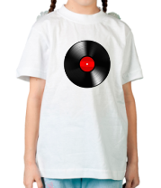 Детская футболка Виниловая пластинка фото