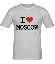 Мужская футболка I love Moscow фото