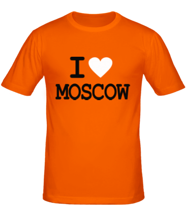 Мужская футболка I love Moscow