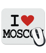 Коврик для мыши I love Moscow фото