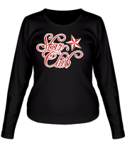 Женская футболка длинный рукав Star Club фото