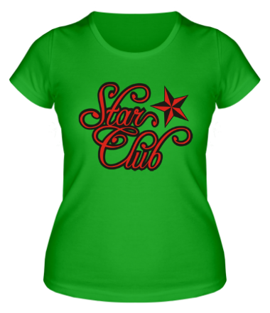 Женская футболка Star Club