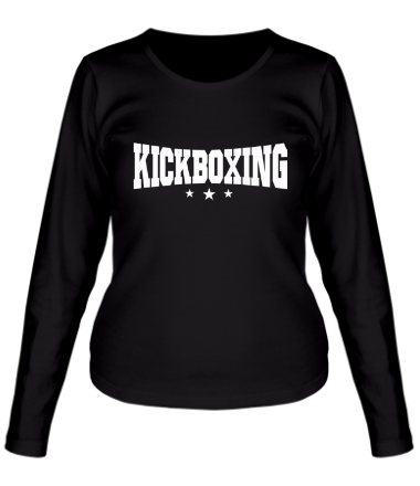 Женская футболка длинный рукав Kickboxing (2)