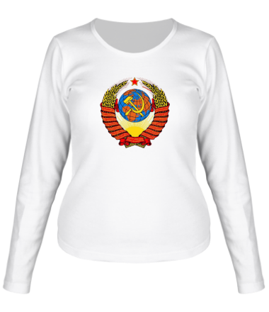 Женская футболка длинный рукав СССР