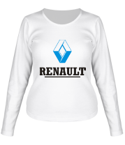 Женская футболка длинный рукав Renault фото