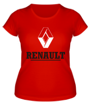 Женская футболка Renault фото