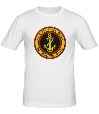 Мужская футболка Russian Naval Infantry - Россия морская пехота