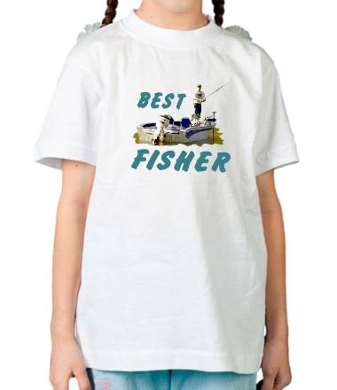 Детская футболка Best Fisher