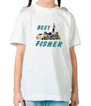 Детская футболка Best Fisher фото
