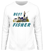 Мужская футболка длинный рукав Best Fisher фото
