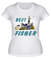 Женская футболка Best Fisher фото