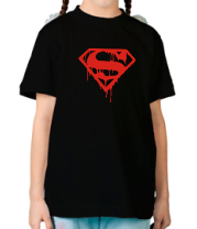 Детская футболка Кровавый супермен  фото