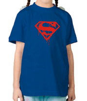 Детская футболка Кровавый супермен  фото